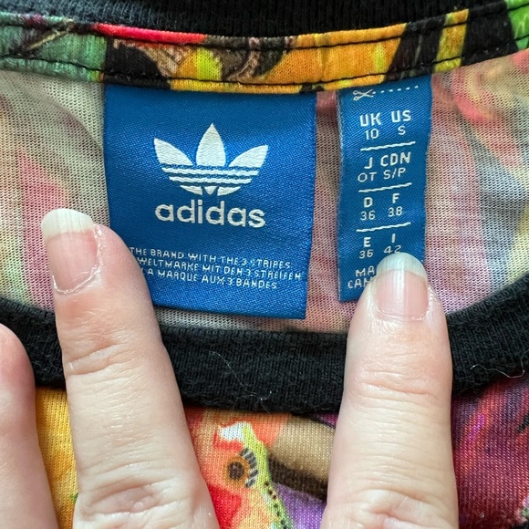 NWOT Adidas Passaredo Parrot Print Shirt Small / Medium - Picture 6 of 9